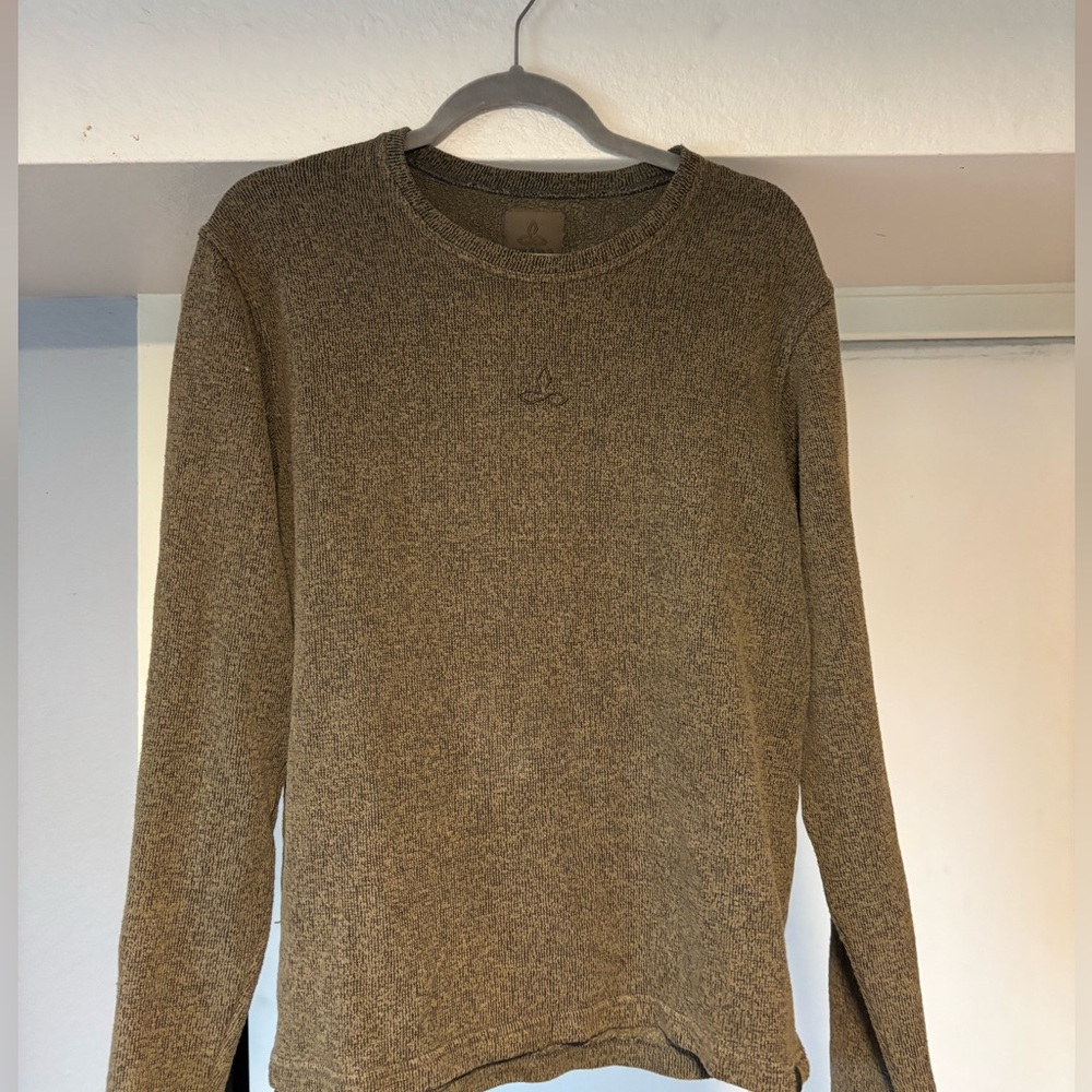 Prana Men's Tan Crewneck Sweater